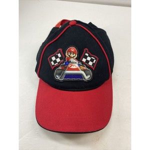 2012 NINTENDO SUPER MARIO KART BROS LOGO DAD HAT CAP CURVED STRAPBACK OSFM